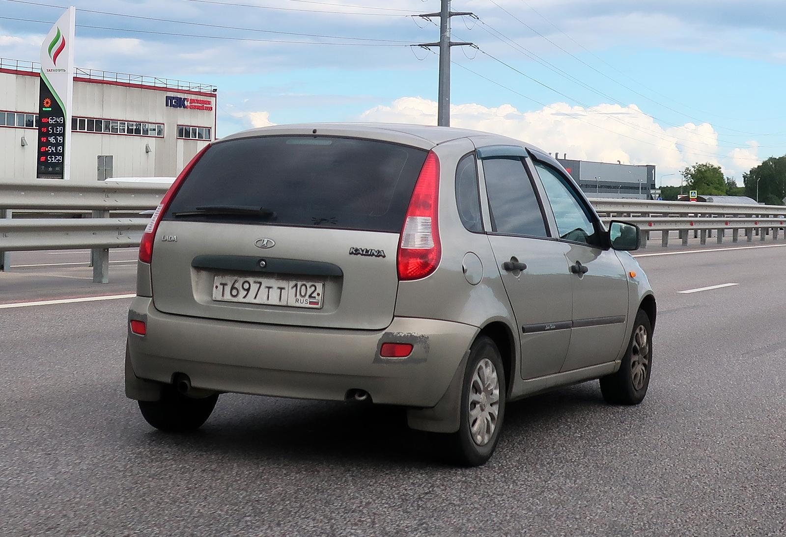 Автомобиль госномер Т697ТТ102