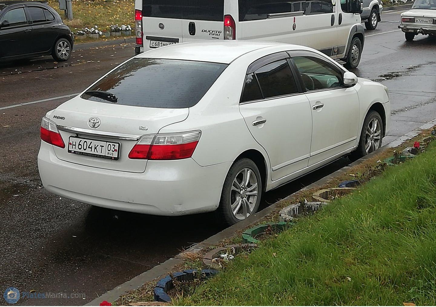 Автомобиль госномер Н604КТ03