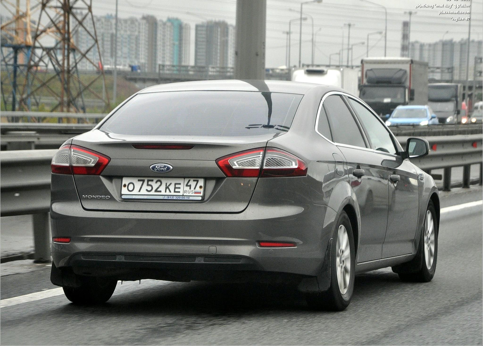 Автомобиль госномер О752КЕ47