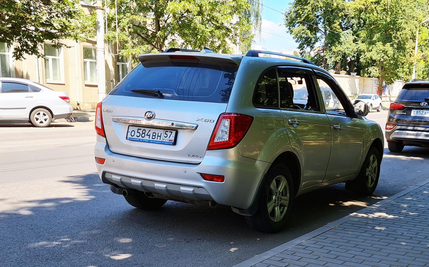 Автомобиль госномер О584ВН57
