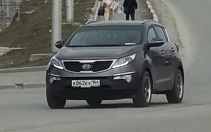 Автомобиль госномер К862ЕХ164