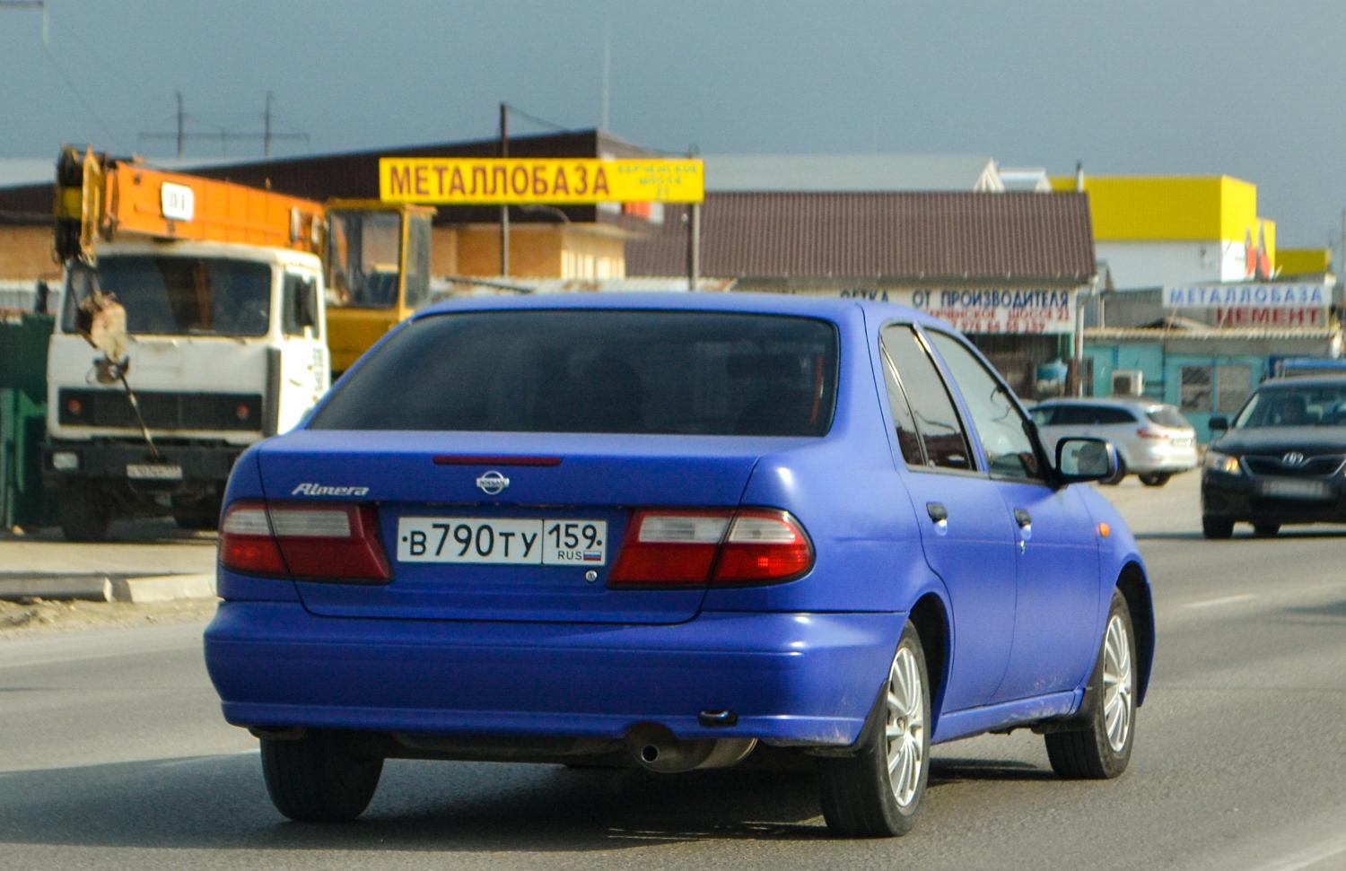 Автомобиль госномер В790ТУ159