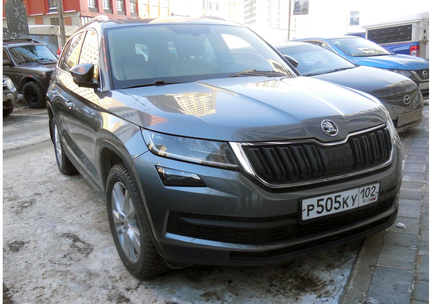 Автомобиль госномер Р505КУ102