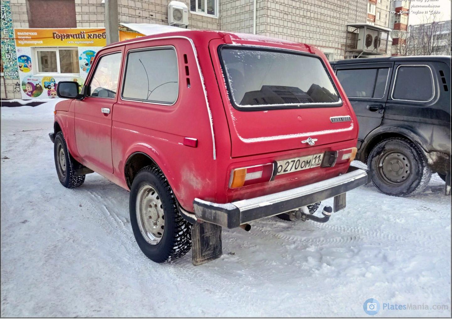 Автомобиль госномер О270ОМ11