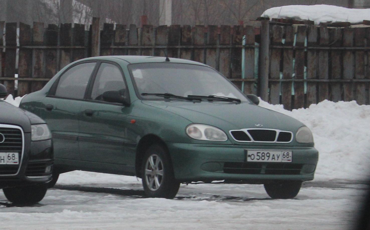 Автомобиль госномер О589АУ68