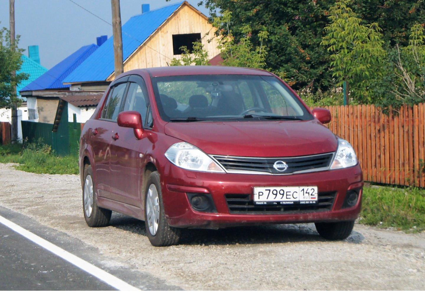 Автомобиль госномер Р799ЕС142