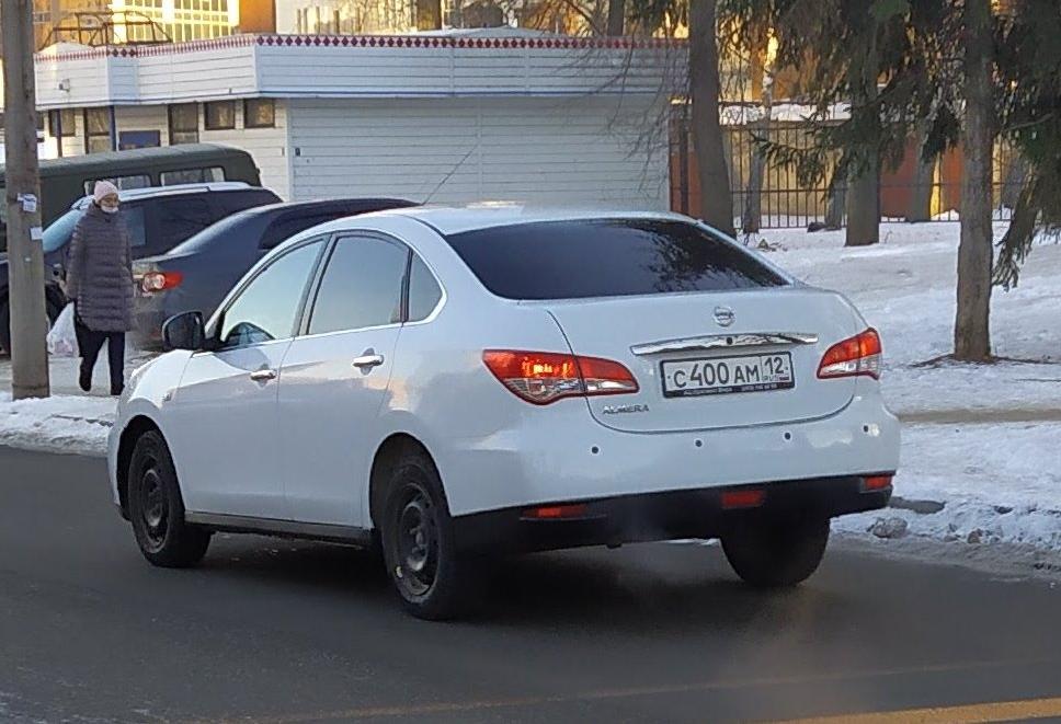 Автомобиль госномер С400АМ12
