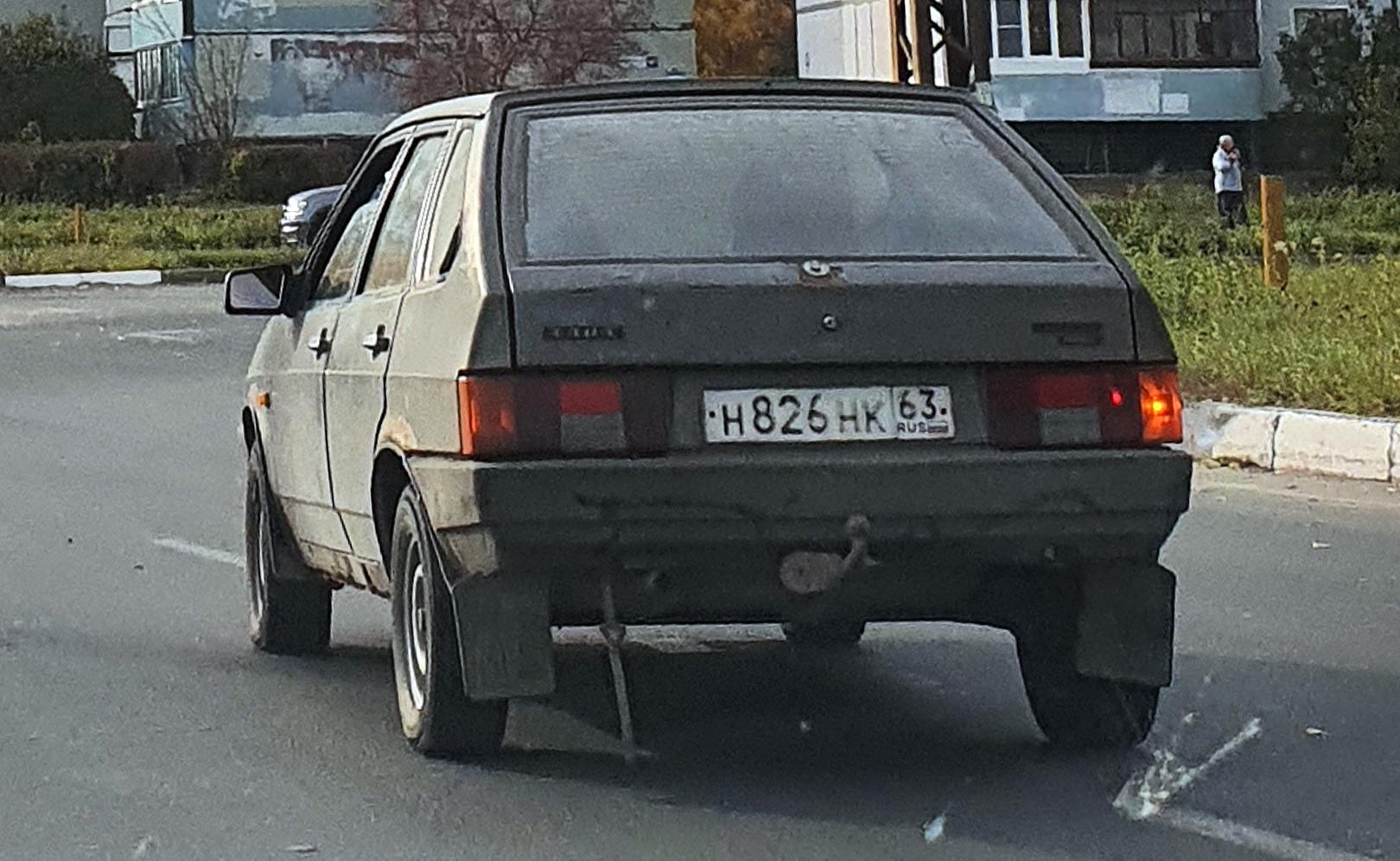 Автомобиль госномер Н826НК63