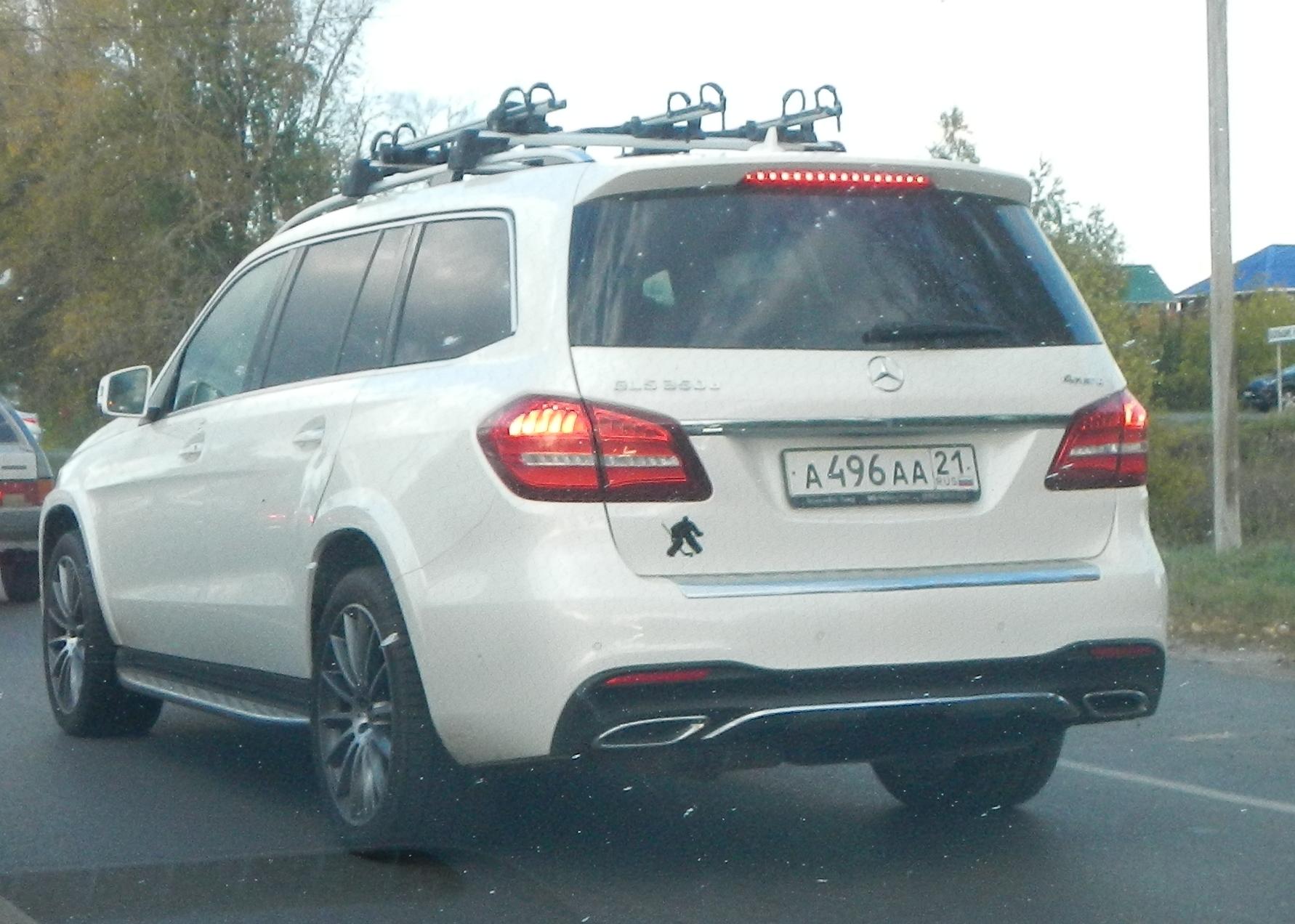 Автомобиль госномер А496АА21