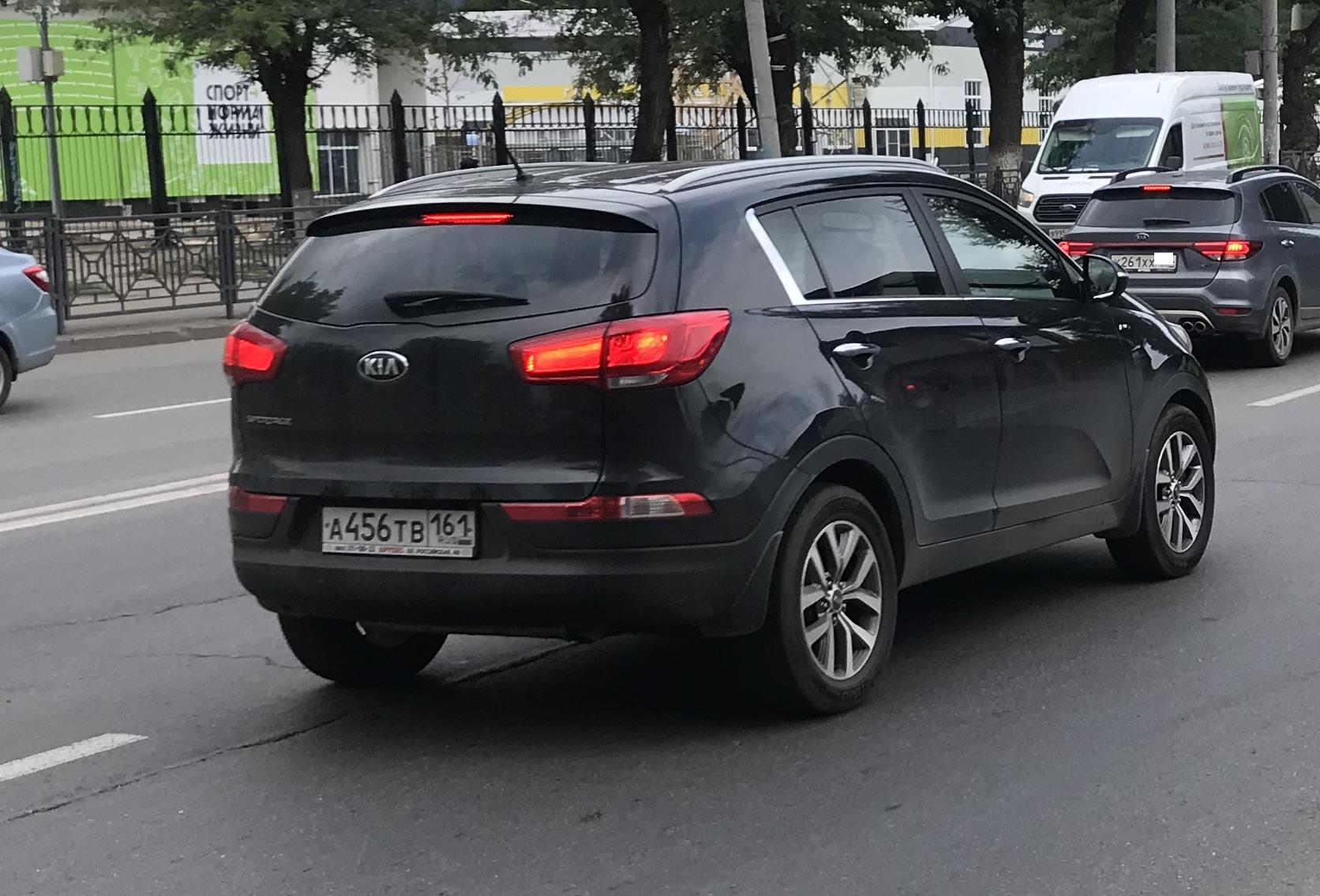 Автомобиль госномер А456ТВ161