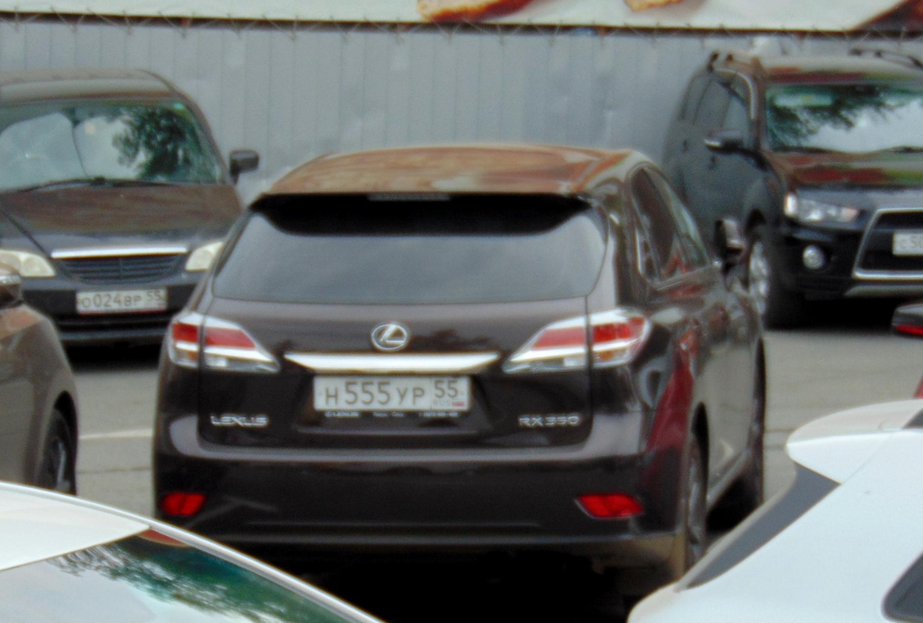 Автомобиль госномер Н555УР55