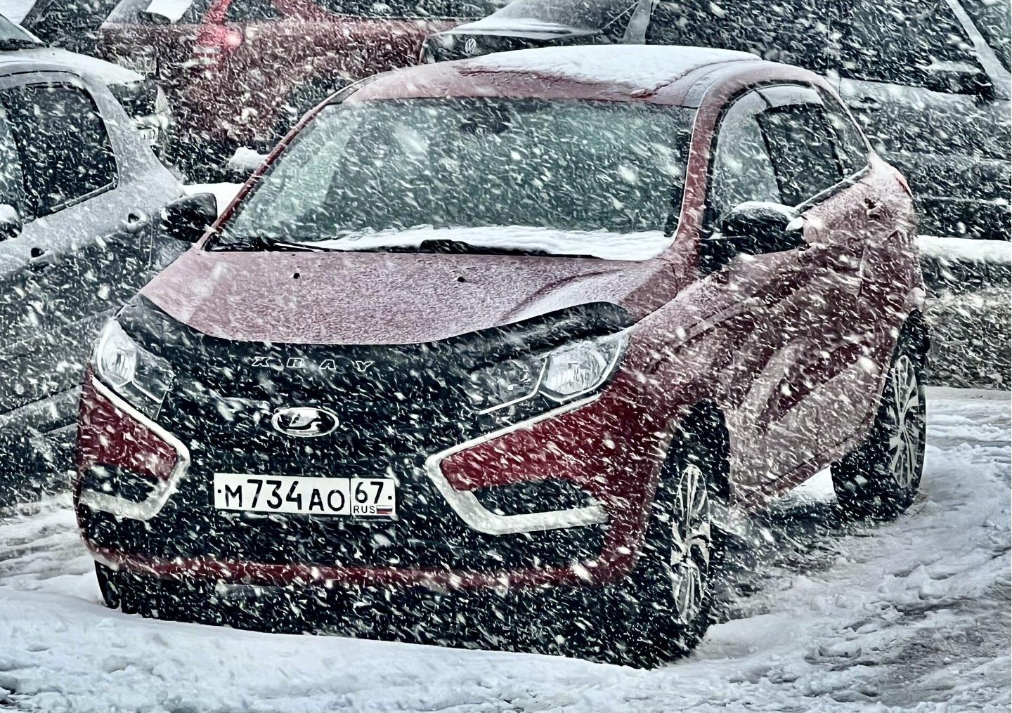Автомобиль госномер М734АО67