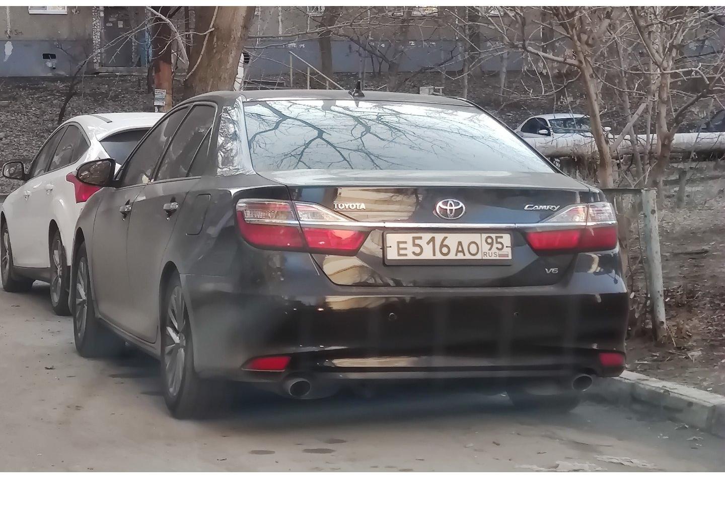 Автомобиль госномер Е516АО95
