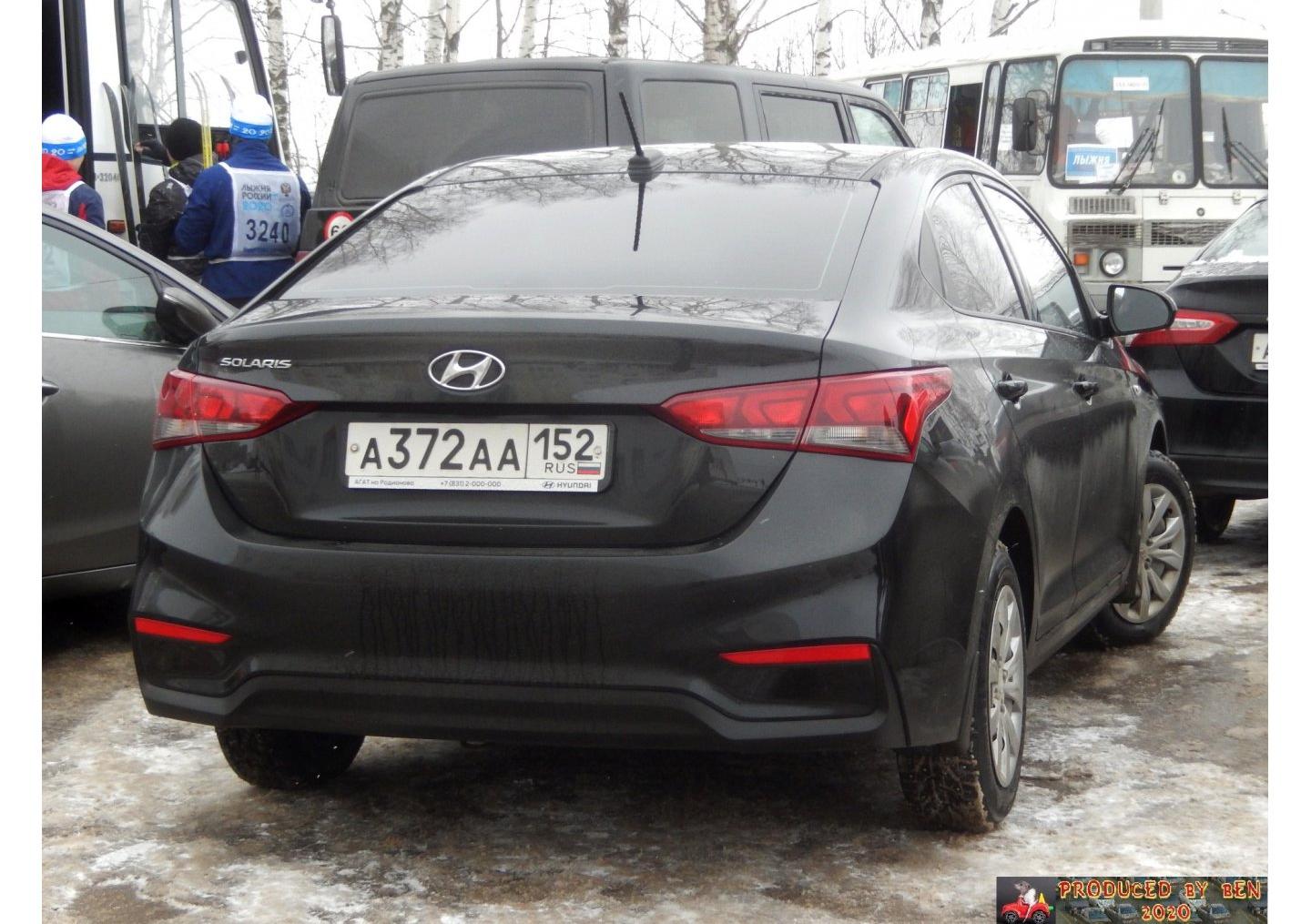 Автомобиль госномер А372АА152