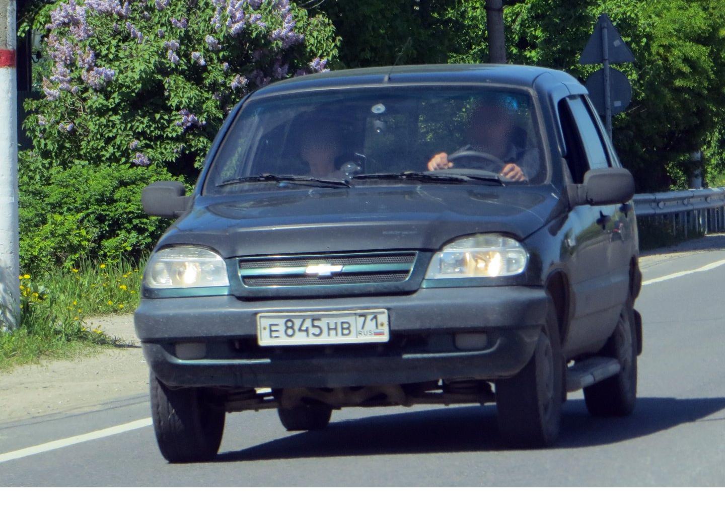 Автомобиль госномер Е845НВ71