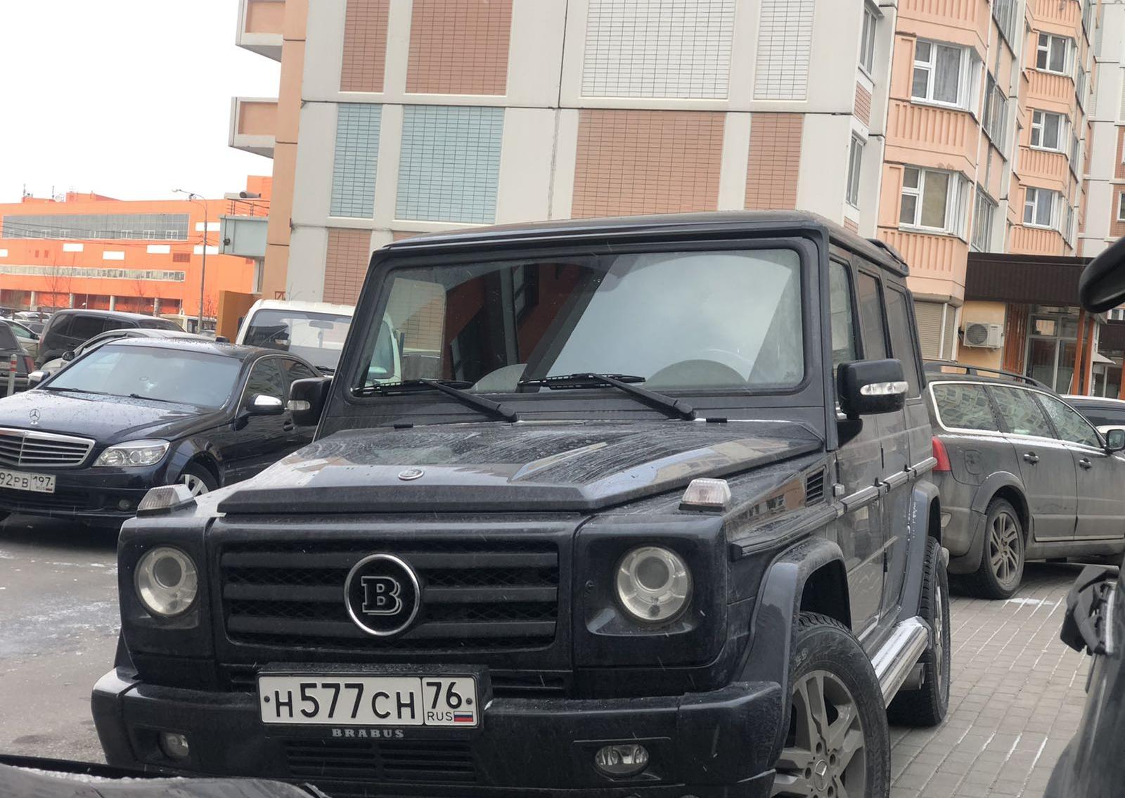 Автомобиль госномер Н577СН76