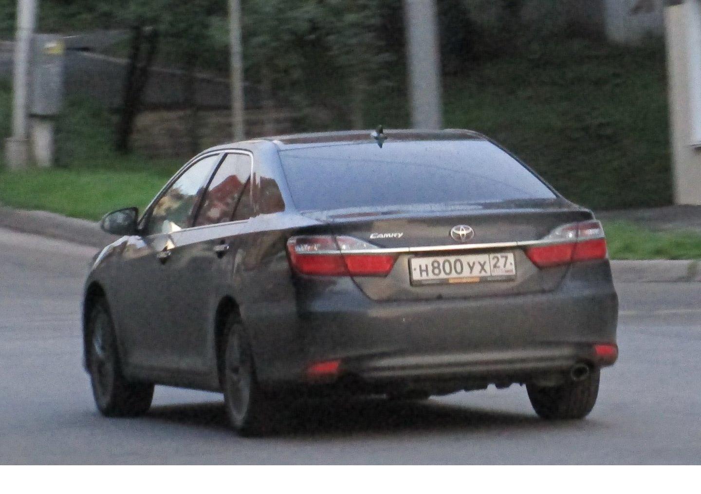 Автомобиль госномер Н800УХ27