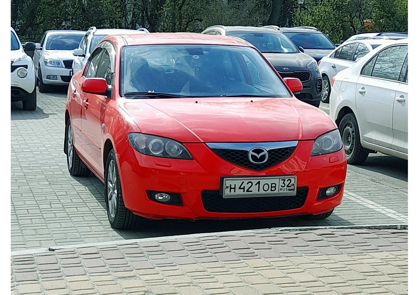 Автомобиль госномер Н421ОВ32
