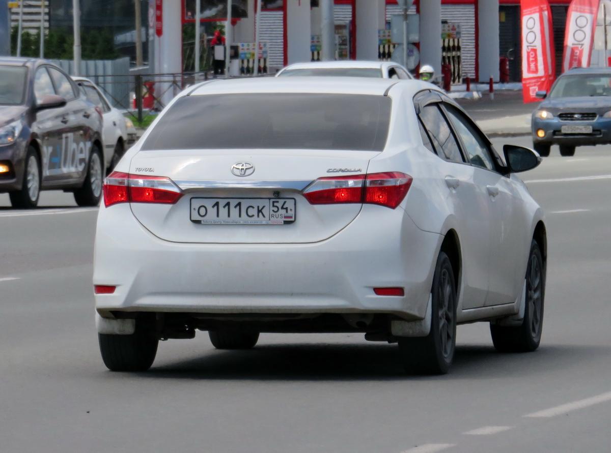 Автомобиль госномер О111СК54