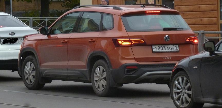 Автомобиль госномер О803АО71