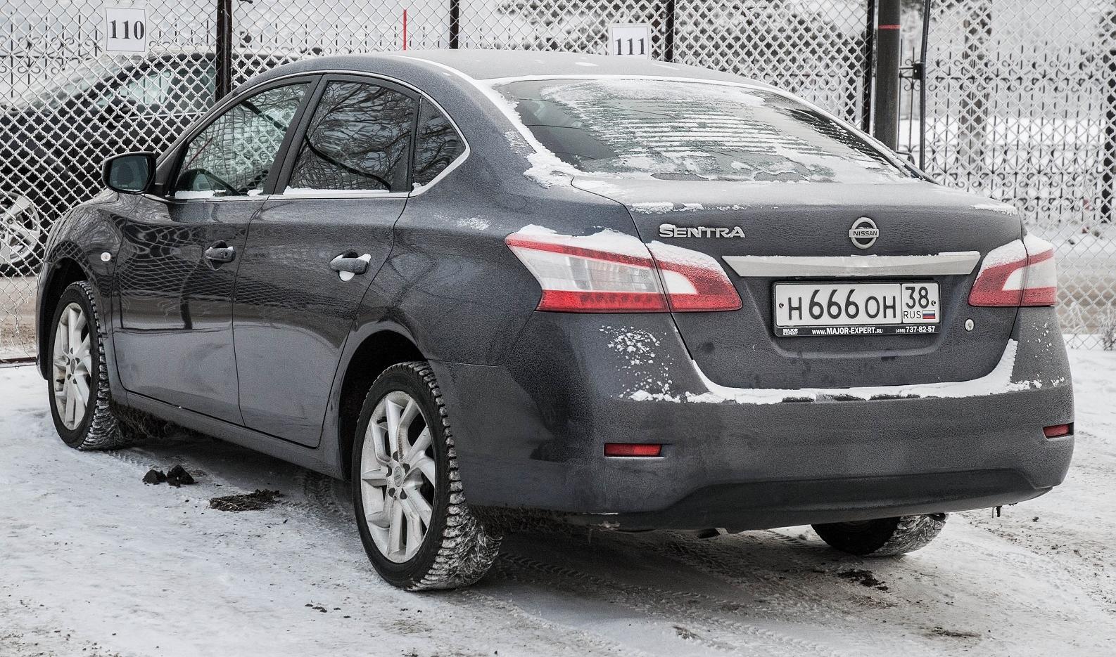 Автомобиль госномер Н666ОН38