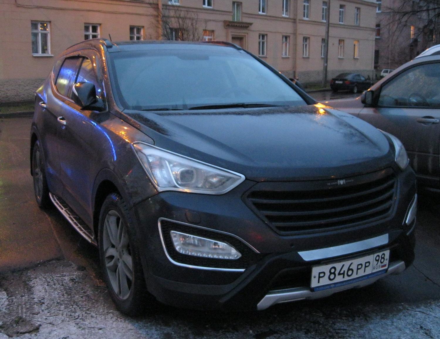 Автомобиль госномер Р846РР98