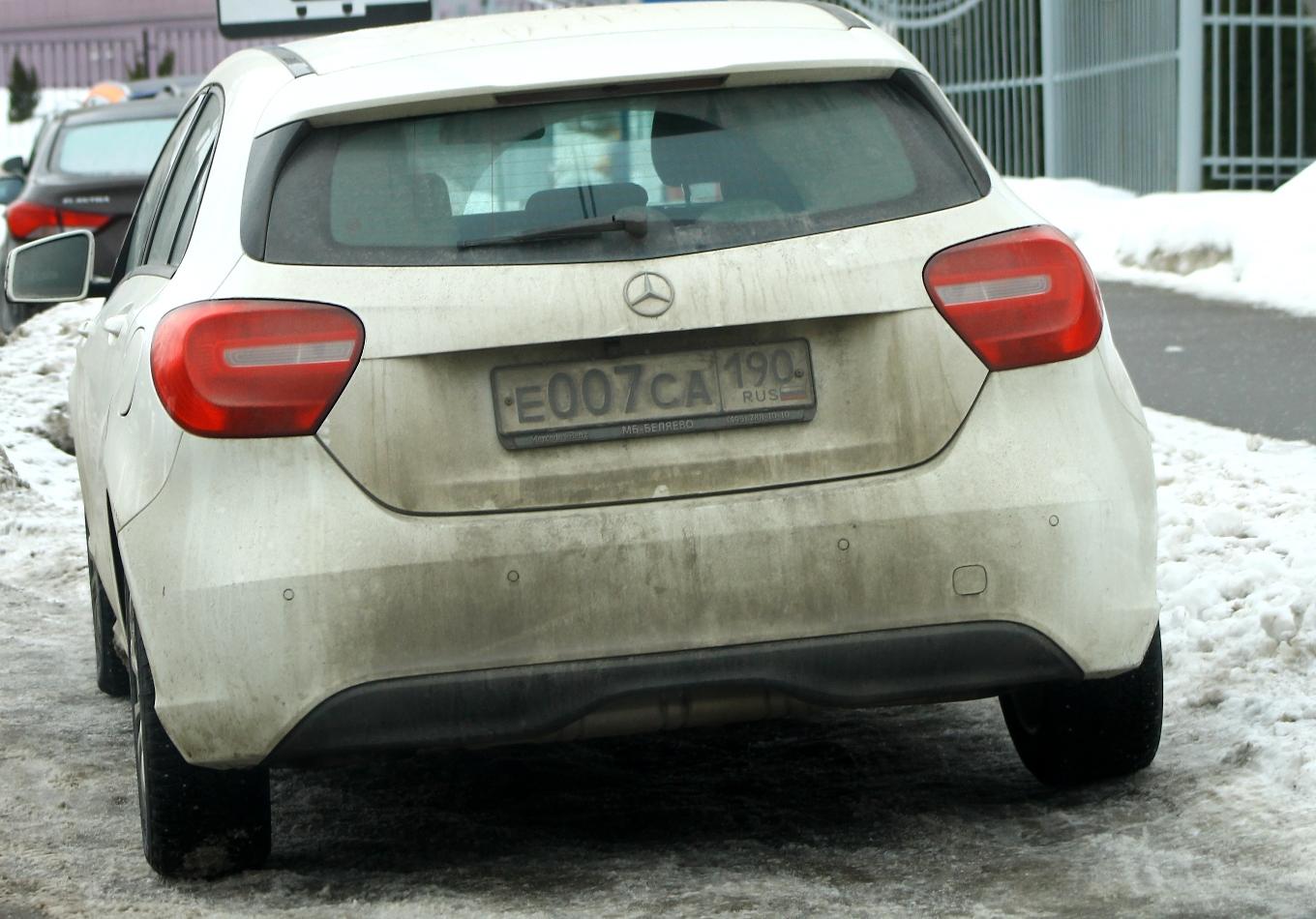 Автомобиль госномер Е007СА190
