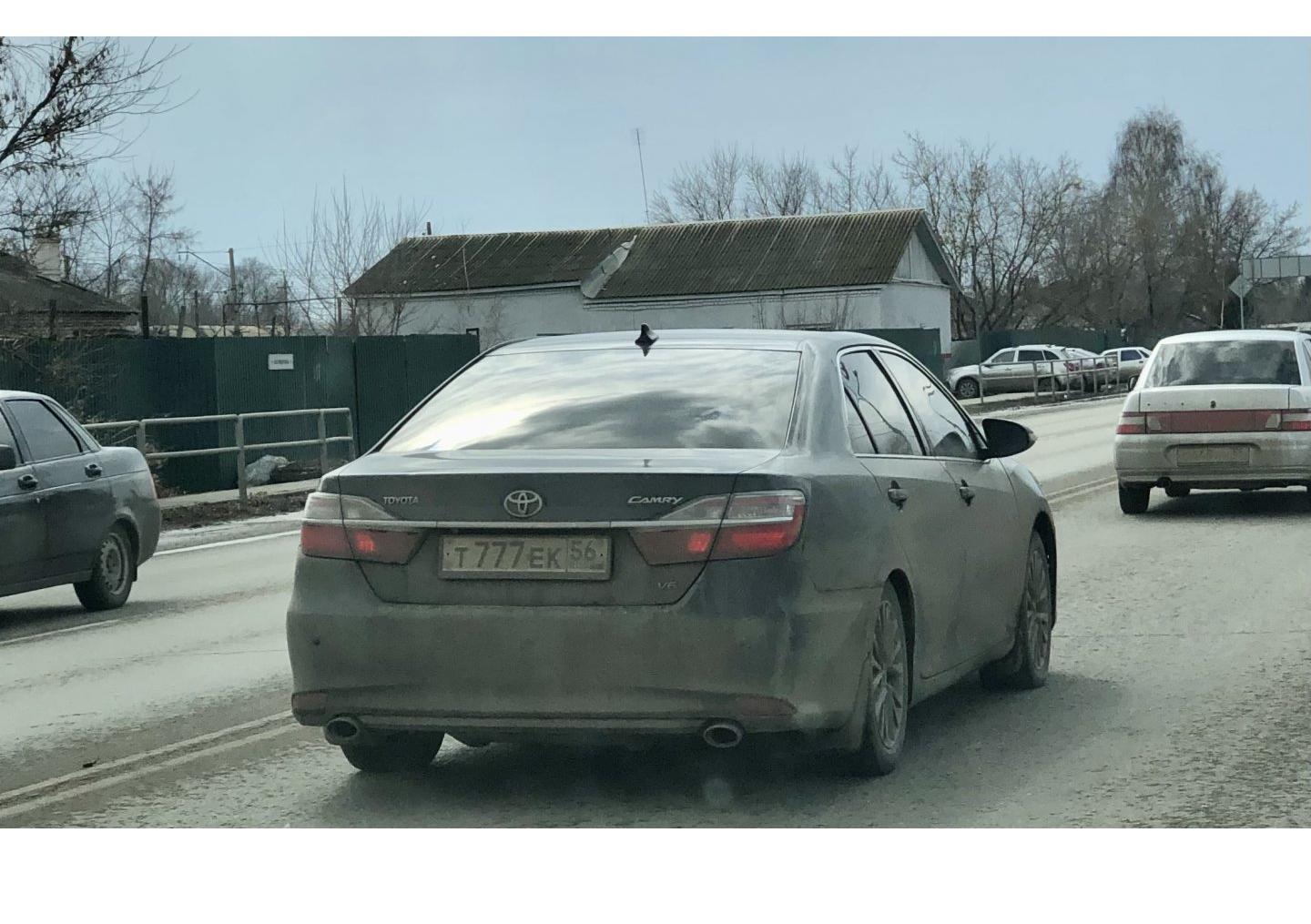Автомобиль госномер Т777ЕК56