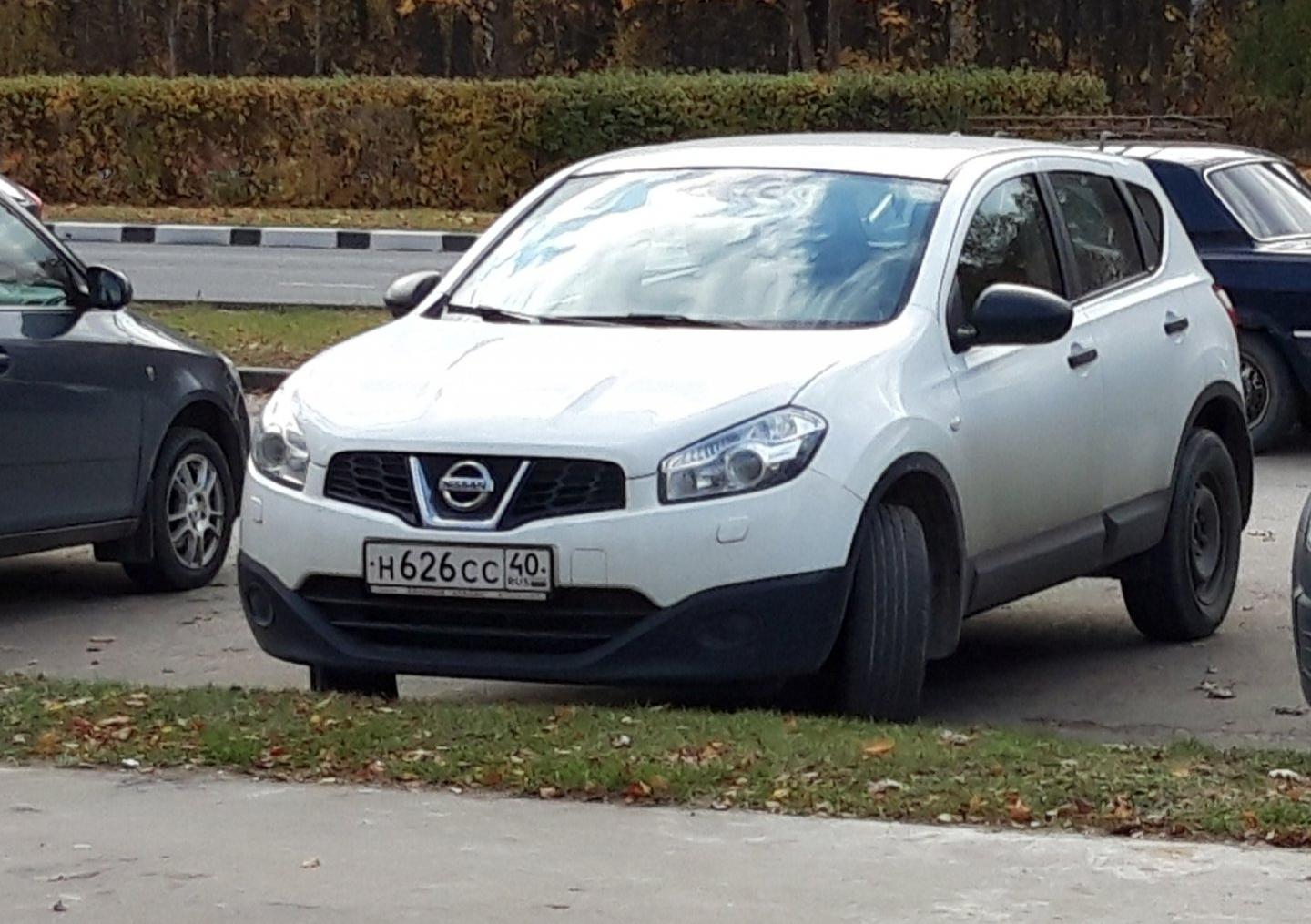 Автомобиль госномер Н626СС40