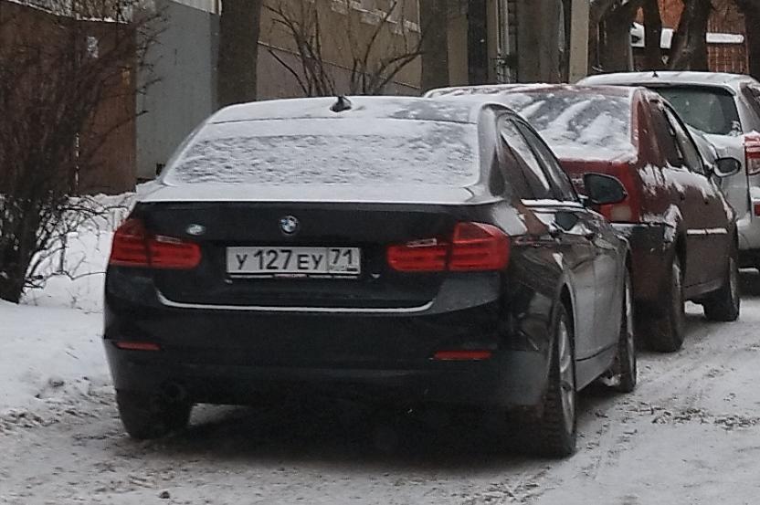 Автомобиль госномер У127ЕУ71