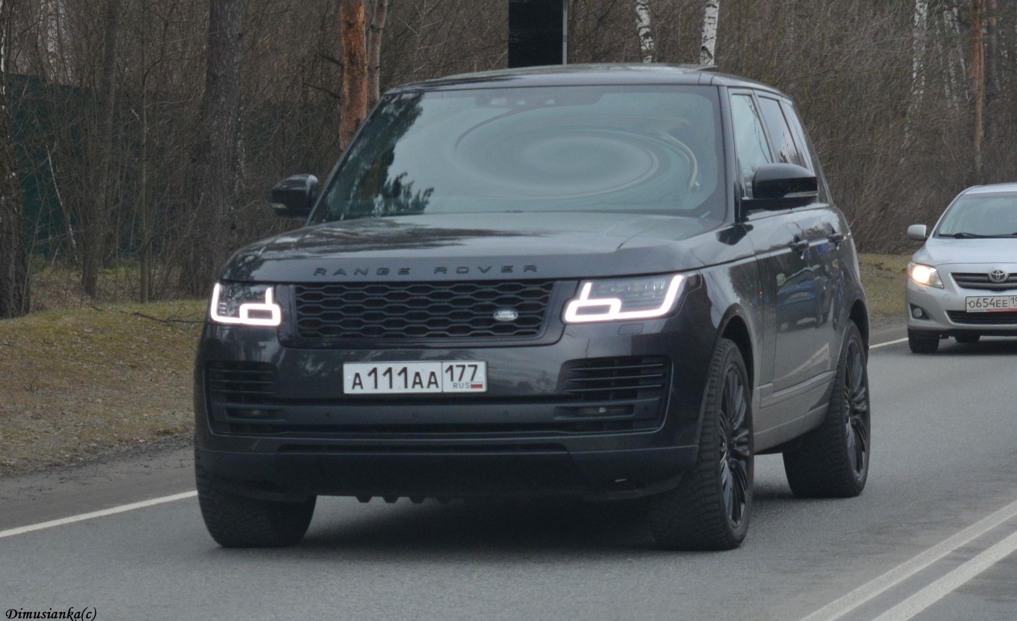 Автомобиль госномер А111АА177