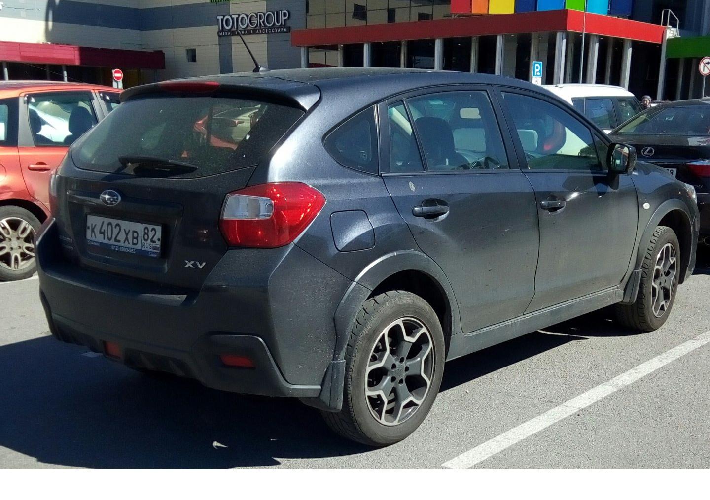 Автомобиль госномер К402ХВ82