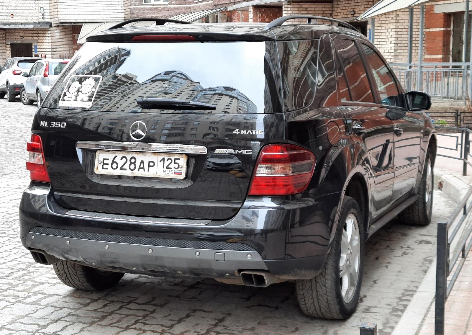Автомобиль госномер Е628АР125
