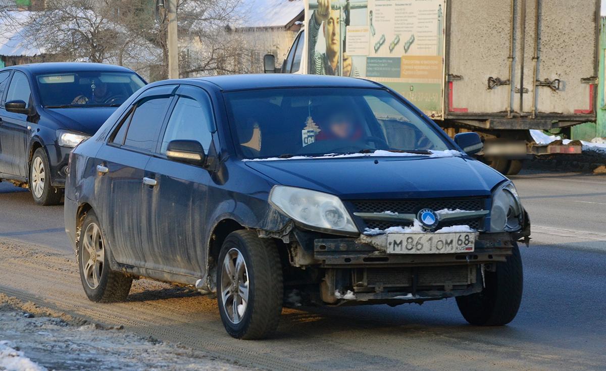 Автомобиль госномер М861ОМ68