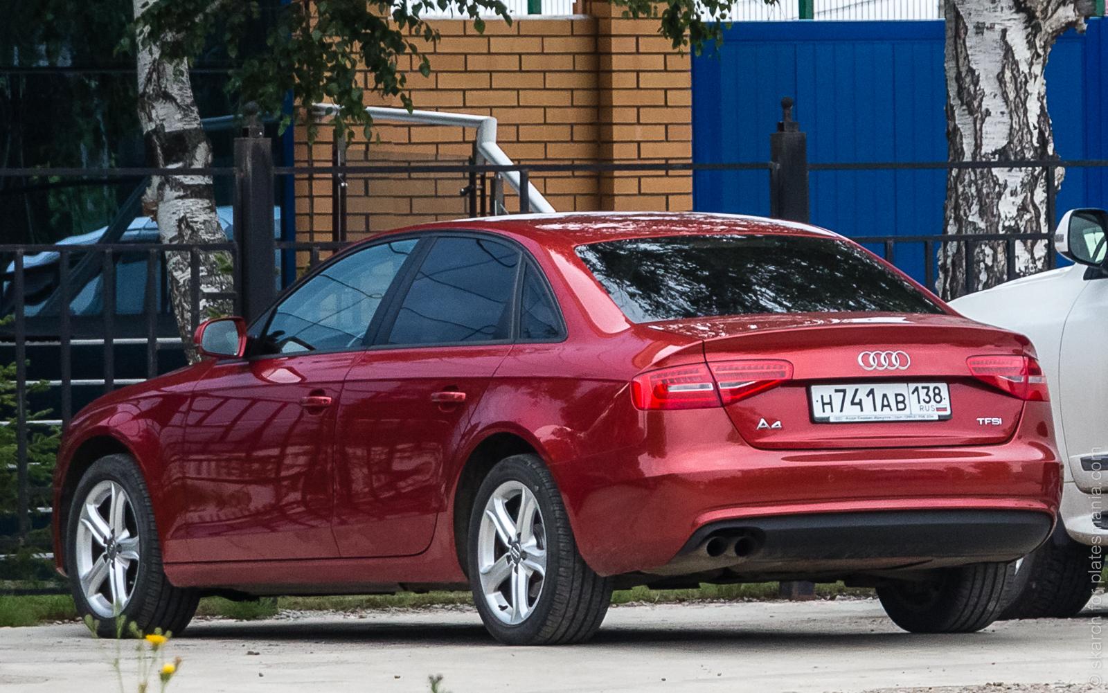 Автомобиль госномер Н741АВ138