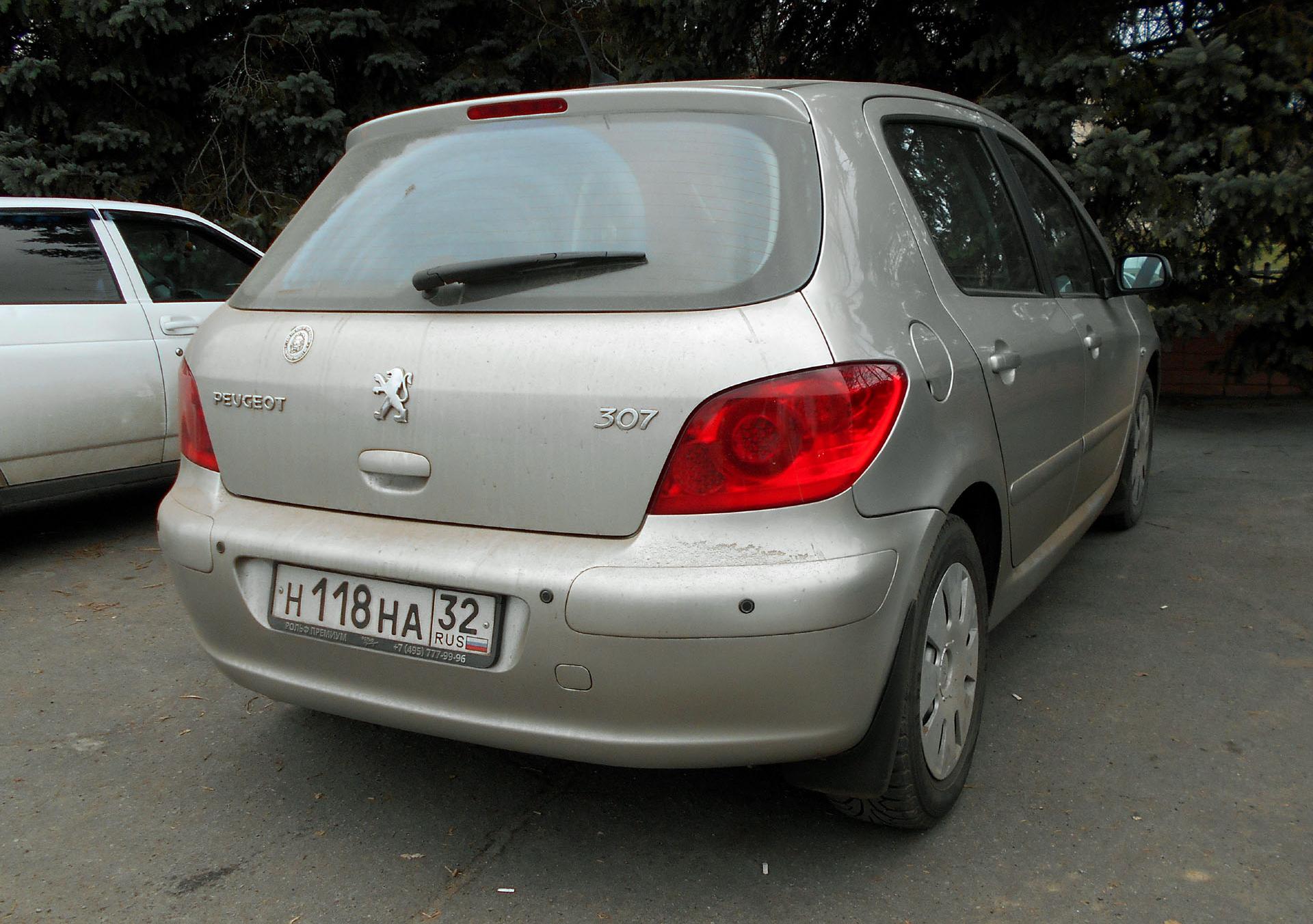 Автомобиль госномер Н118НА32