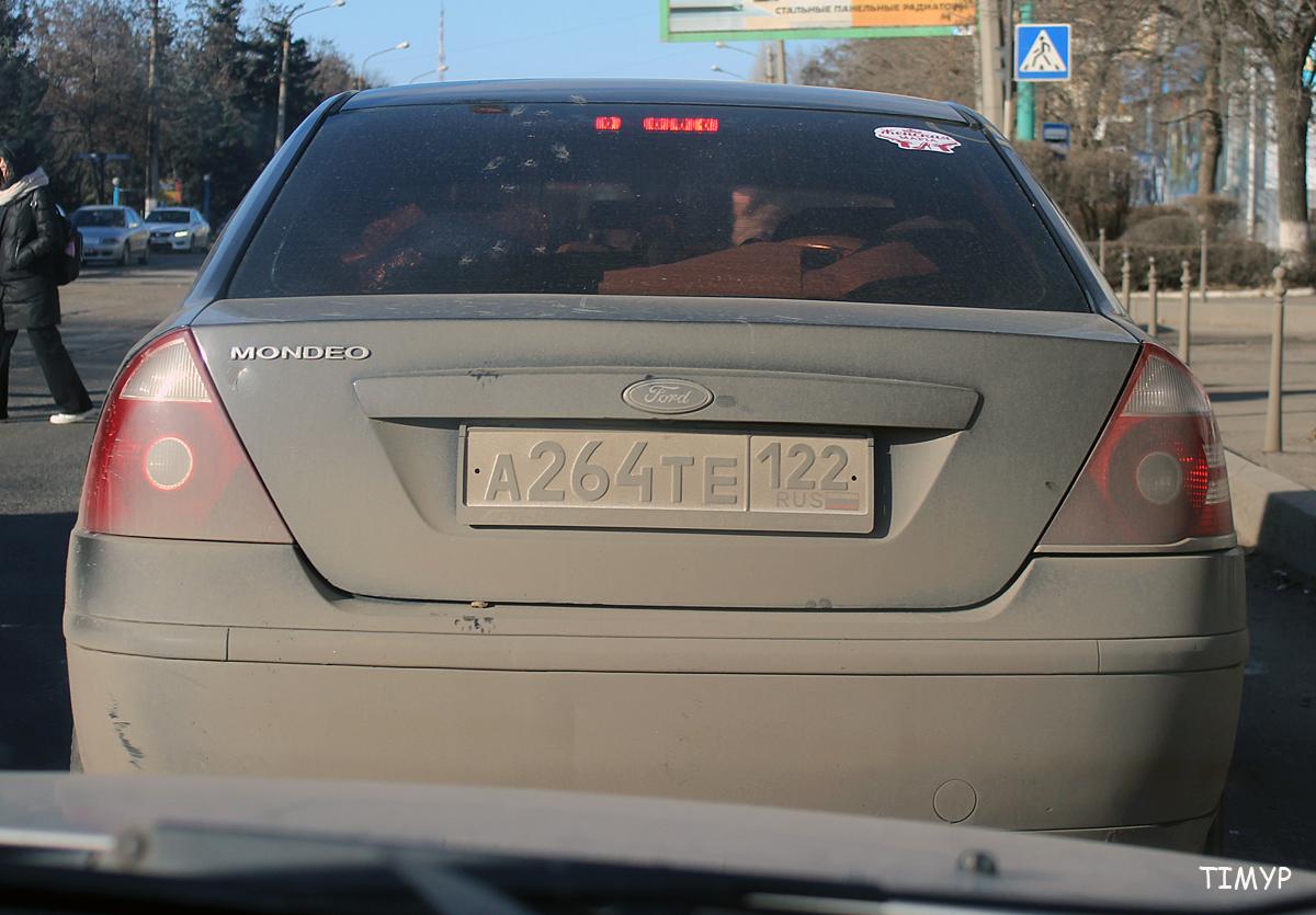 Автомобиль госномер А264ТЕ122