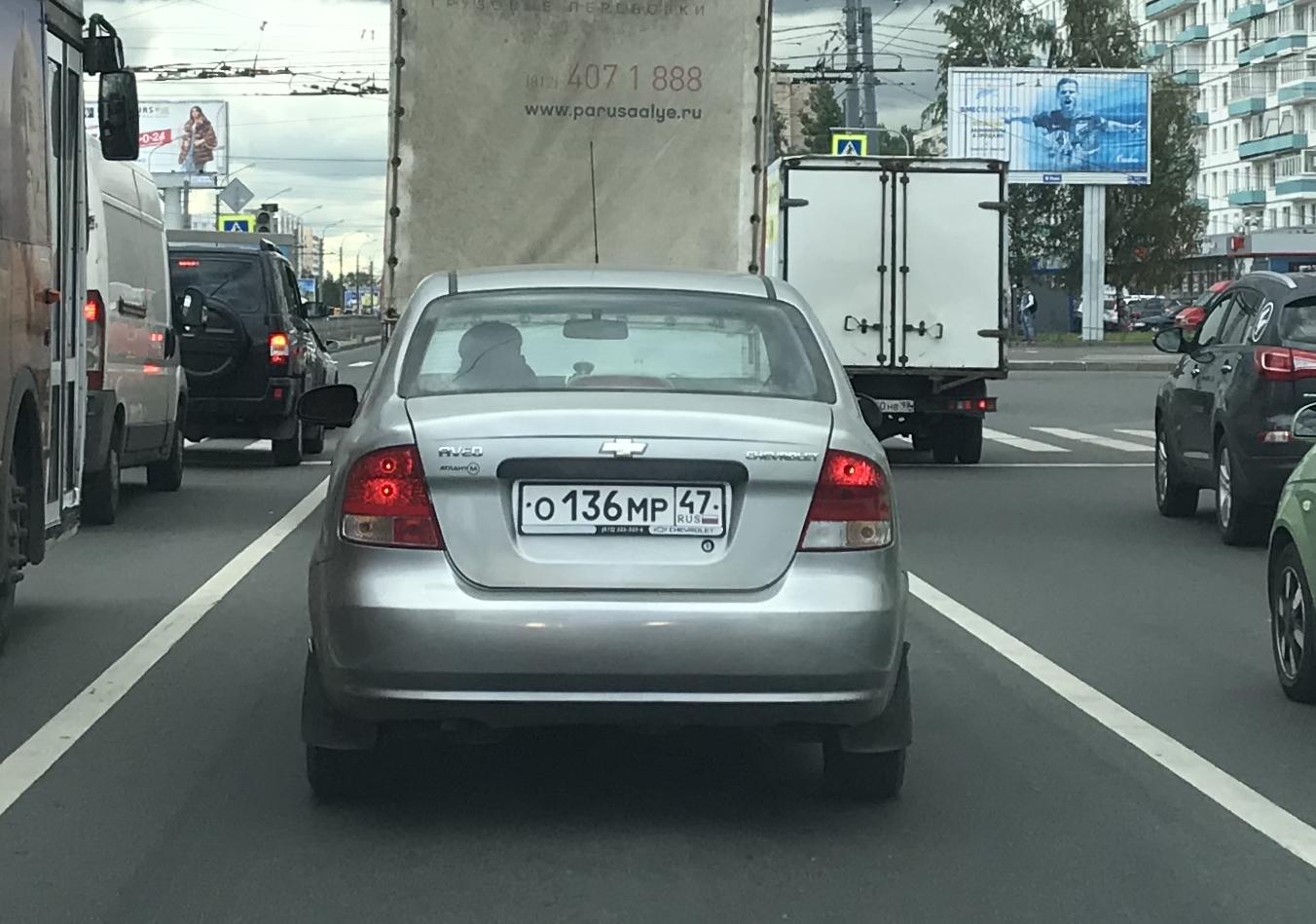 Автомобиль госномер О136МР47