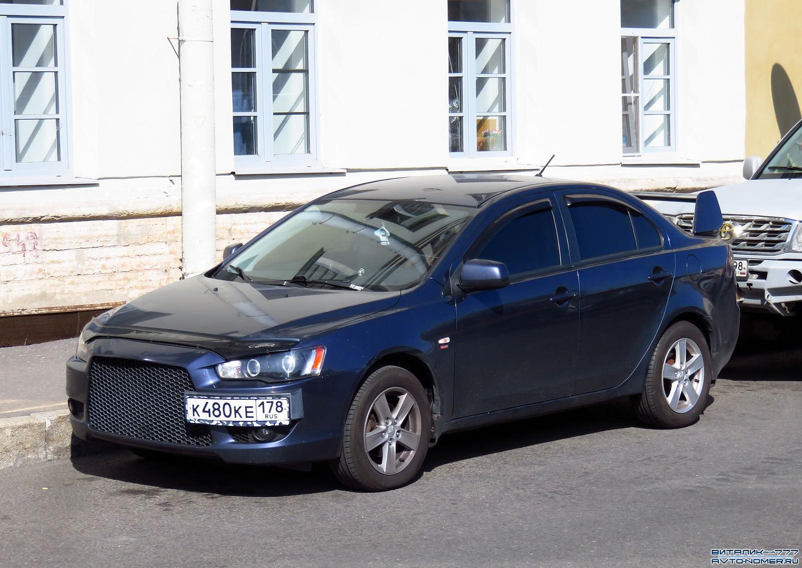 Автомобиль госномер К480КЕ178