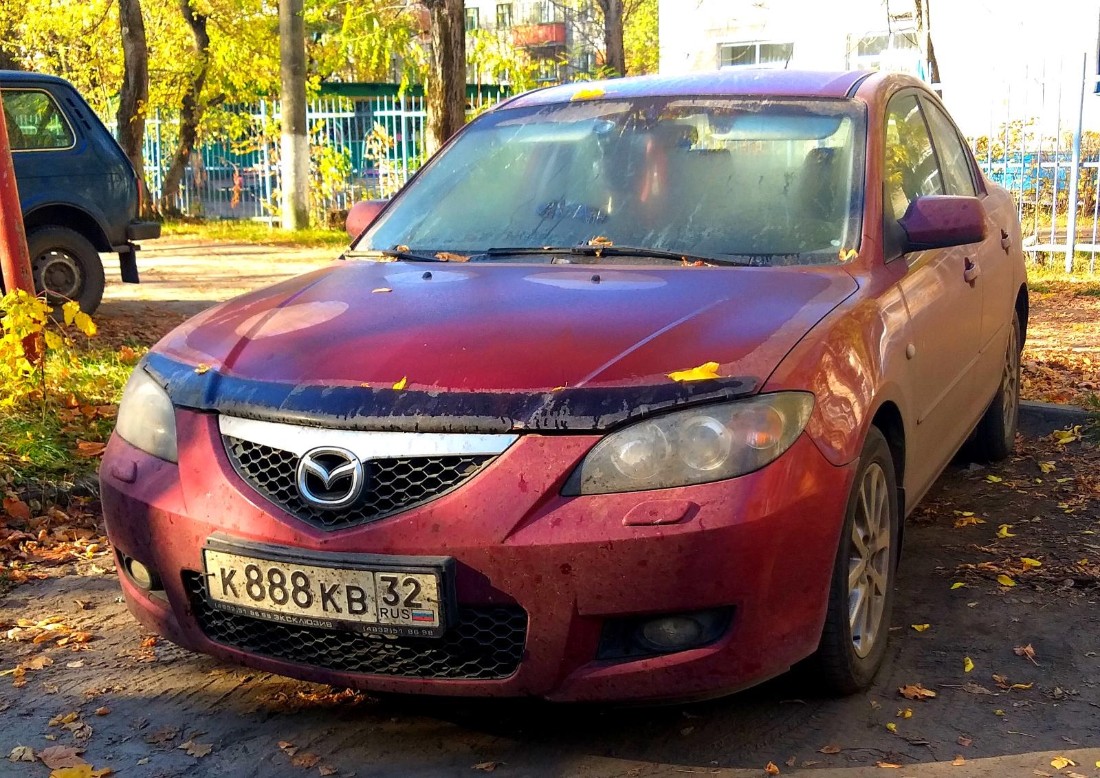 Автомобиль госномер К888КВ32