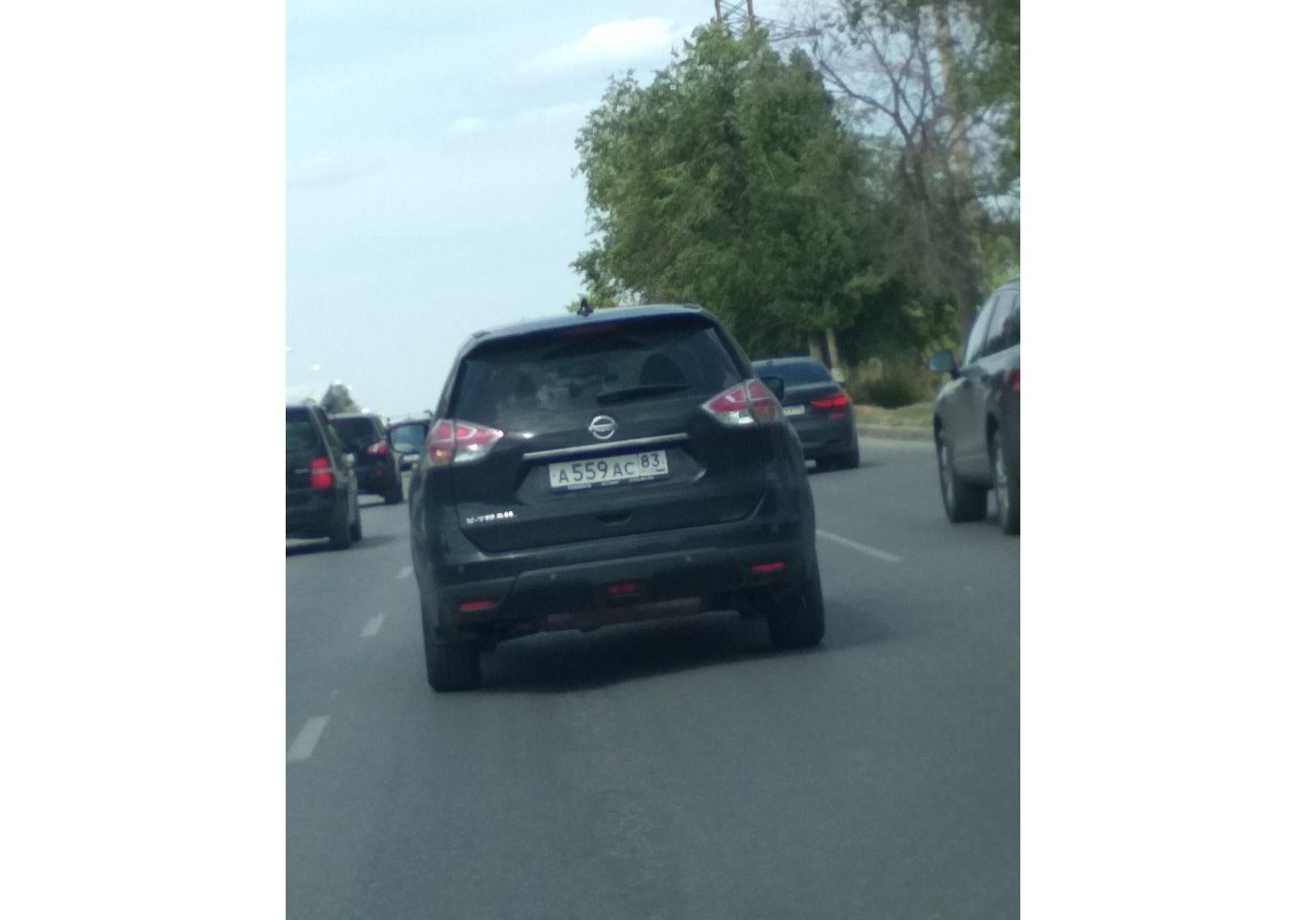 Автомобиль госномер А559АС83