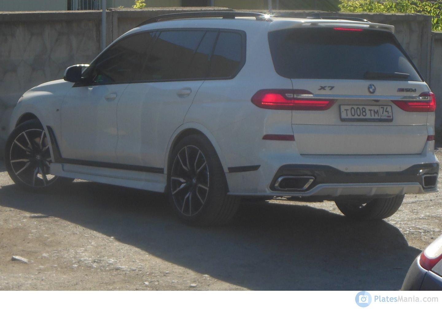 Автомобиль госномер Т008ТМ74