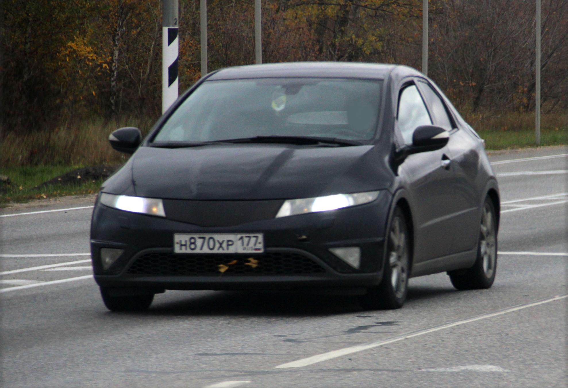 Автомобиль госномер Н870ХР177