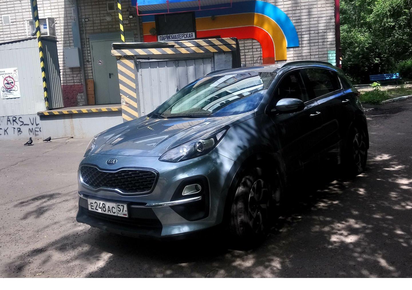 Автомобиль госномер Е248АС57