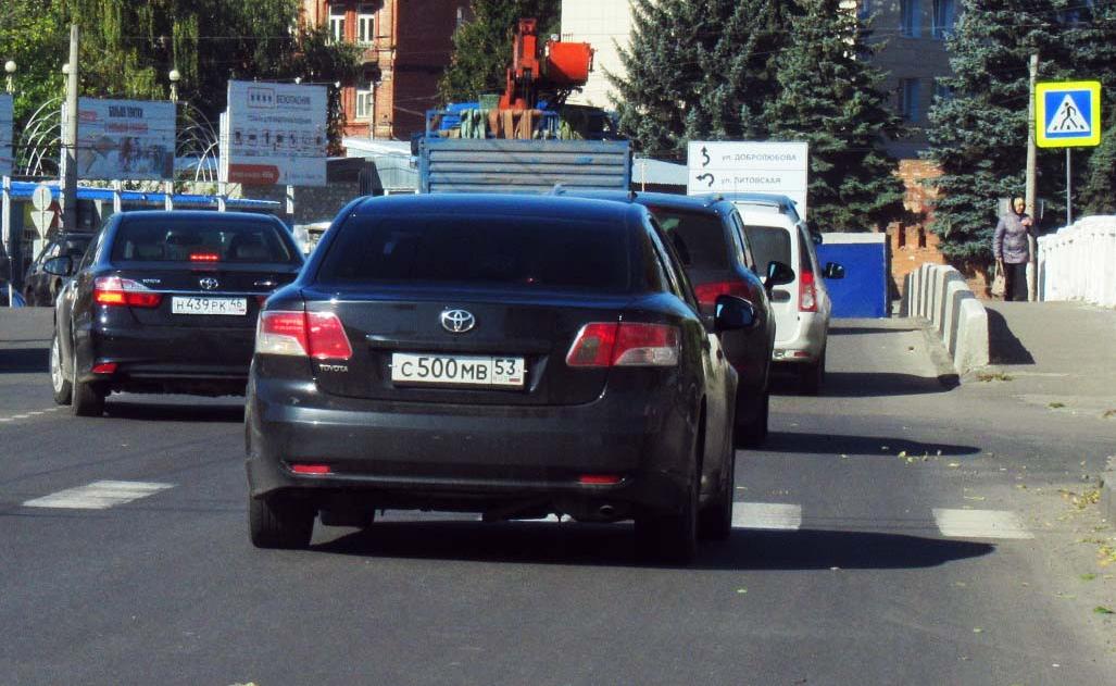 Автомобиль госномер С500МВ53