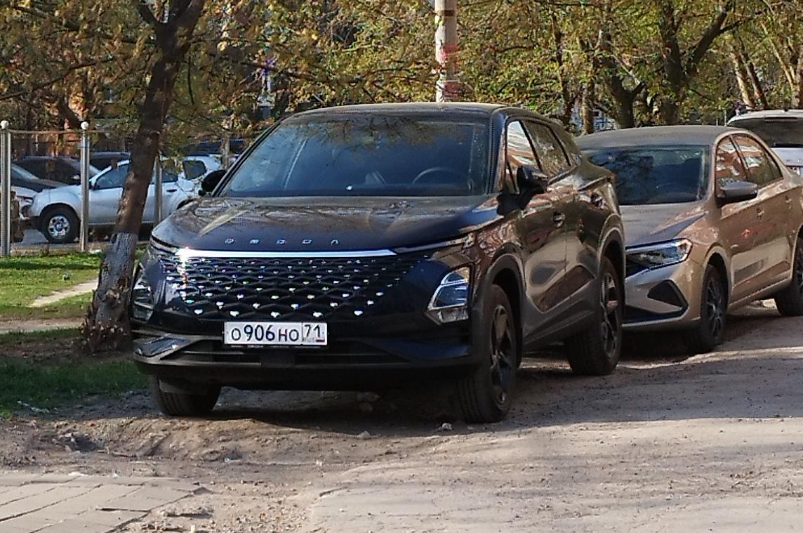 Автомобиль госномер О906НО71