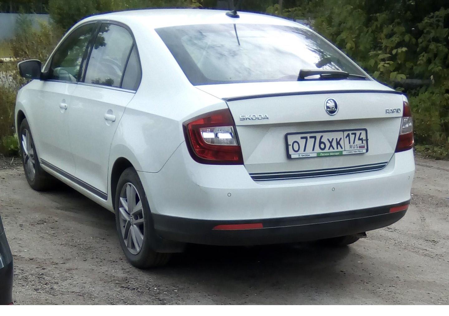 Автомобиль госномер О776ХК174
