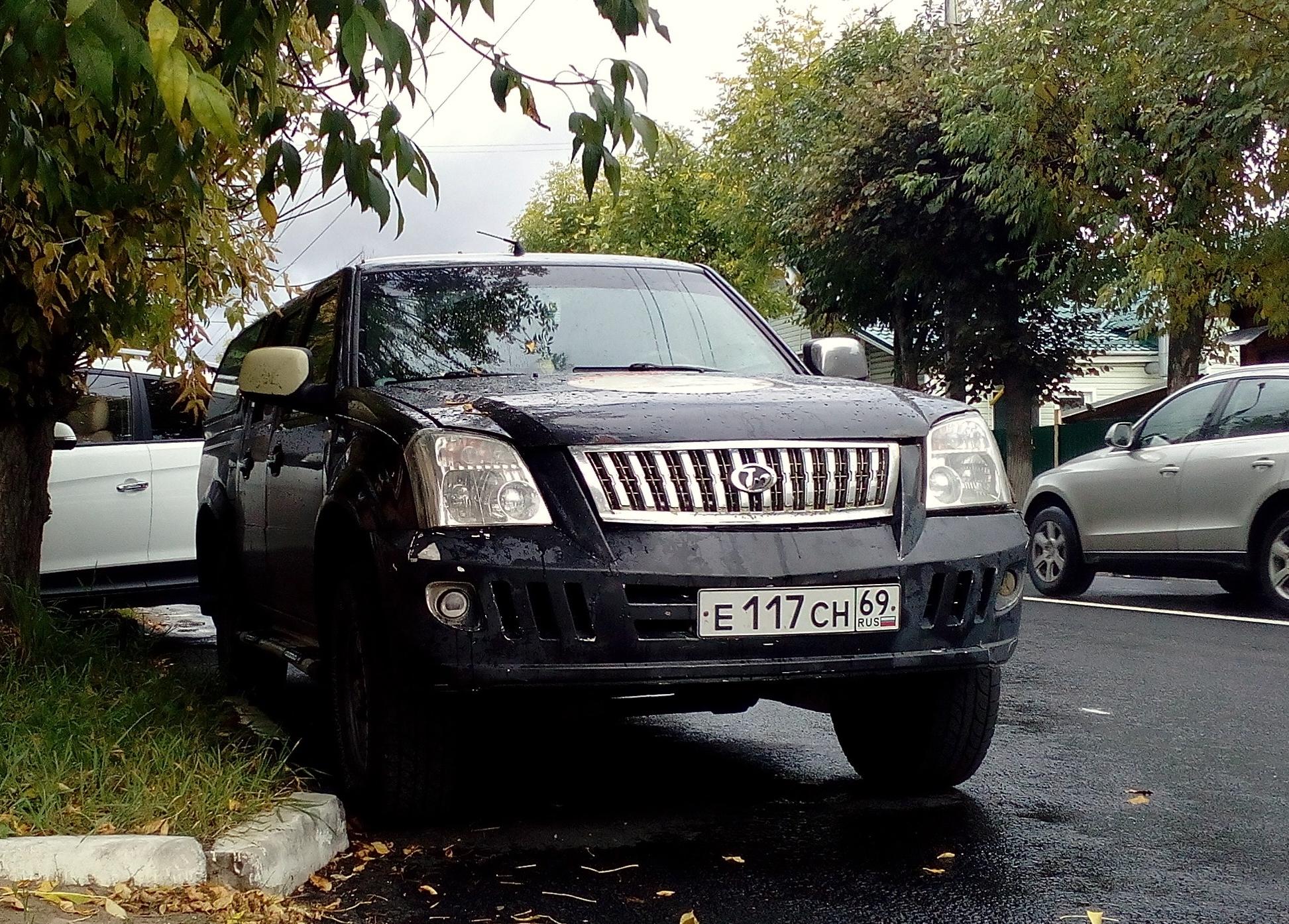 Автомобиль госномер Е117СН69