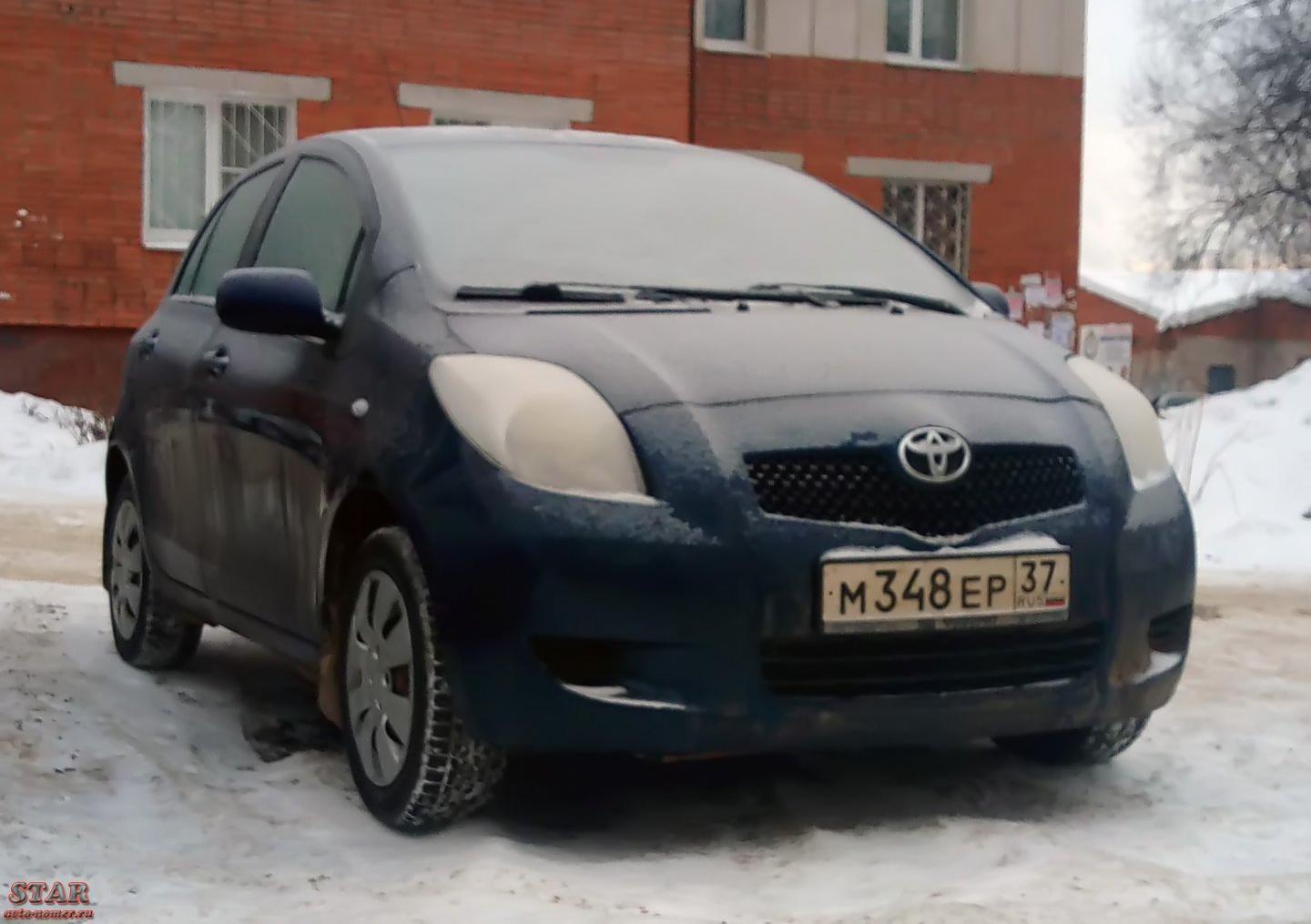 Автомобиль госномер М348ЕР37