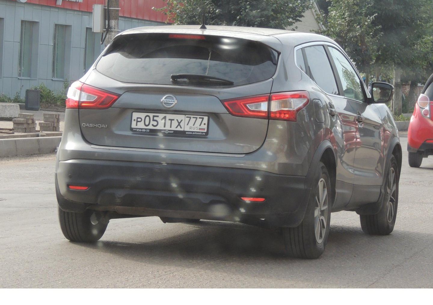 Автомобиль госномер Р051ТХ777